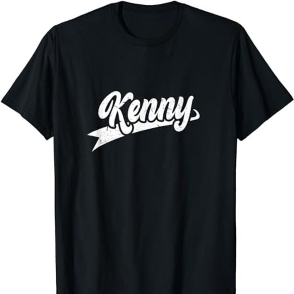 Classic 70s Retro Name Kenny T-Shirt - Picture 1 of 2